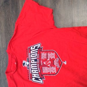 Majestic Size 2XL Red 2013 AL Champions Boston Red Sox Short Sleeve Tee …
